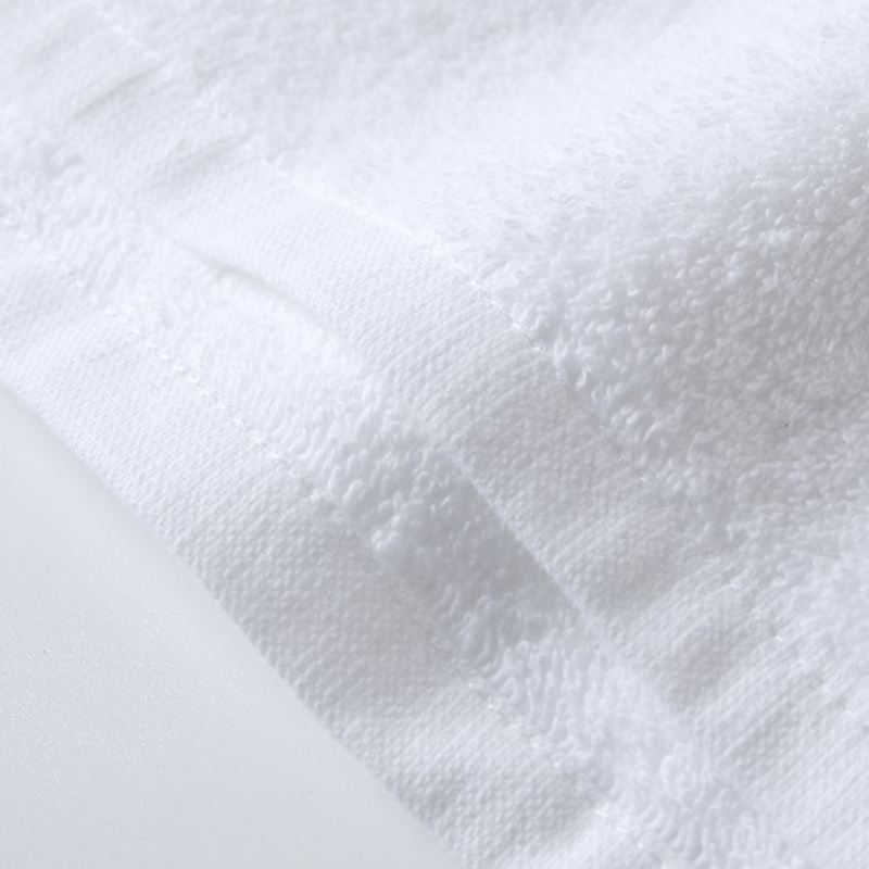 SanhooCotton Hotel Plain Weave hvide håndklæder (4)