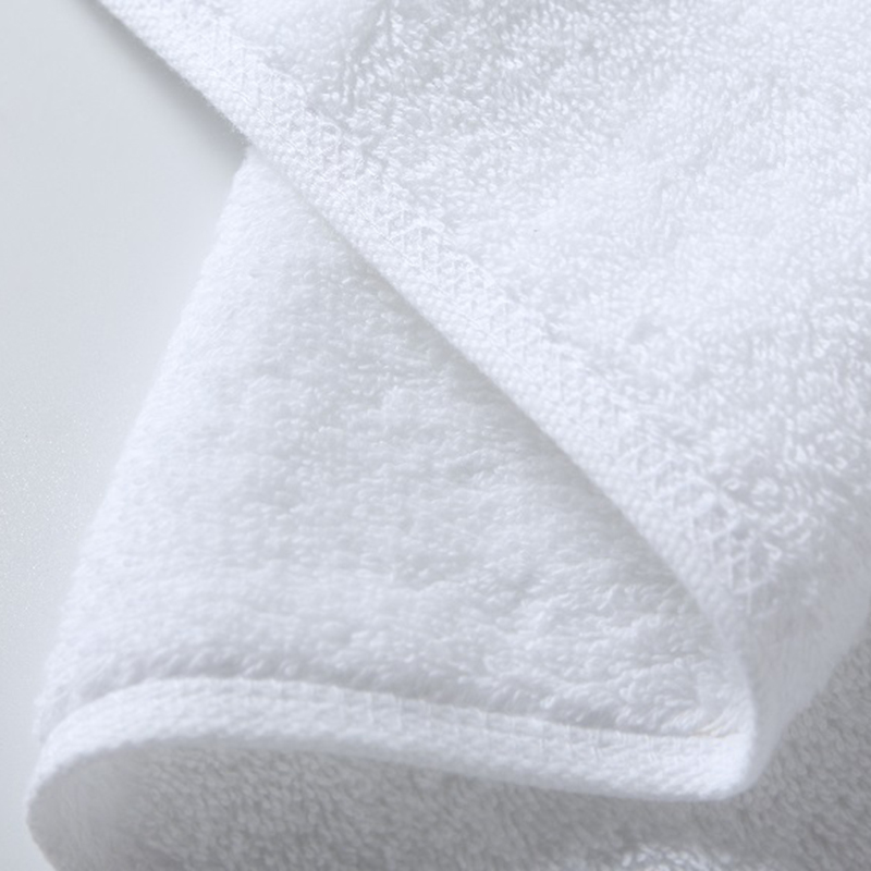 SanhooCotton Hotel Plain Weave hvide håndklæder (6)