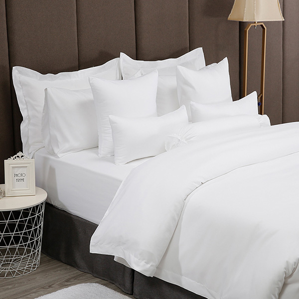 Conjunto de cama de cetim - série de cama de hotel mais popular (4)